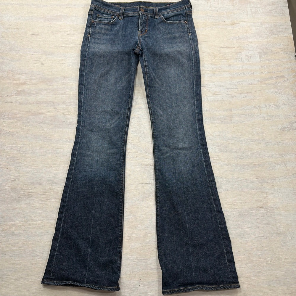 Citizens of Humanity Jeans Ingrid 002 Low Waist Flare 29 Stretch Blue Womens